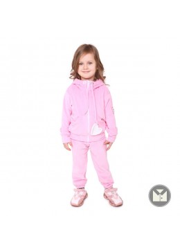 Timbo розовый велюровый спортивный костюм для девочки Lisa K063782